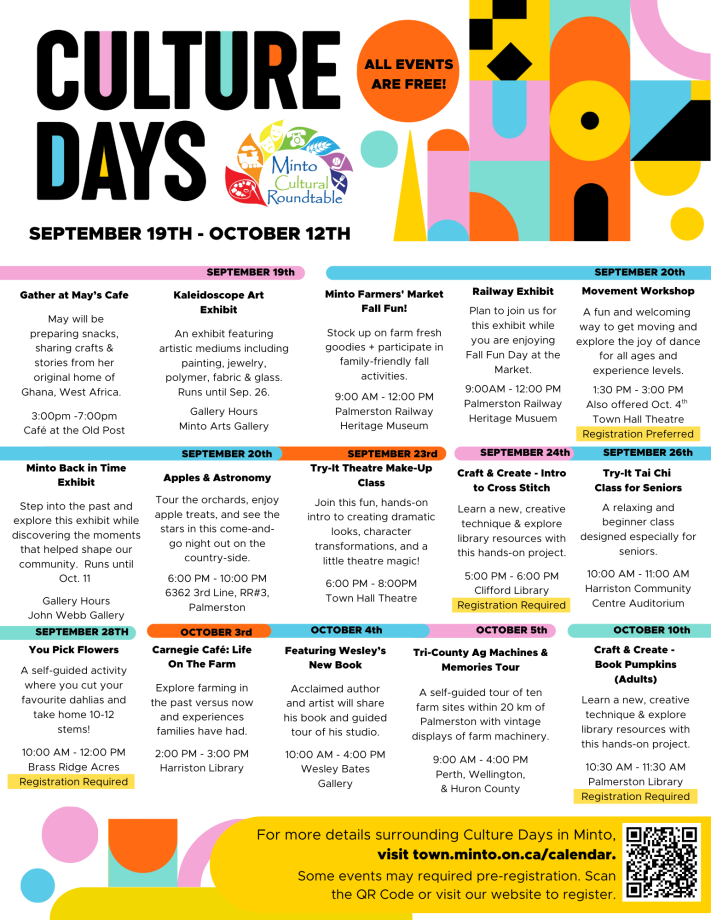 2025 Culture Days Poster