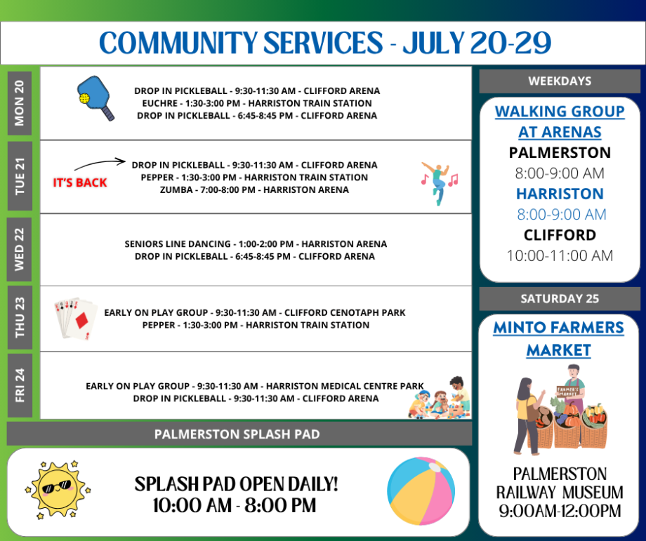 WEEK OF July 20 29 1