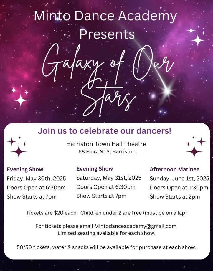 Minto Dance Academy 24 25 Spring Recital poster c302a62e 8f9c 4e84 927f 1431d0485a82