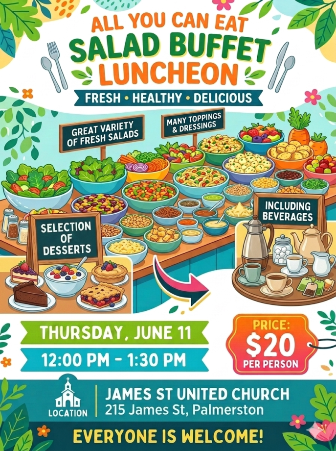Endless Salad Buffet Luncheon poster 70702732 6766 4174 a915 ab3f4147b7c7