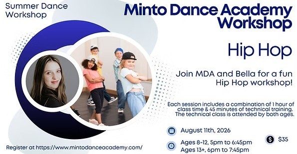 Minto Dance Academy Hip Hop Work Shop poster d6fa1e02 6023 49f1 8a23 de69c43a6840