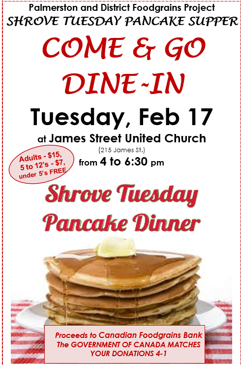 Pancake Supper for Canada Food Grains Bank poster a923fde3 462f 4744 a584 5d1c977a94e6
