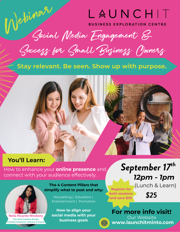 Social Media Engagement Success for Small Business Owners Webinar poster d2fc7728 e4a9 499b a2b1 c6d92236e4d1