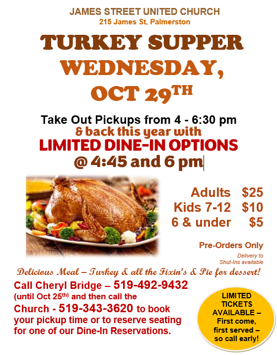Turkey Supper poster 5a6bce45 9525 4ab3 9ca1 f05c1c77fe9d